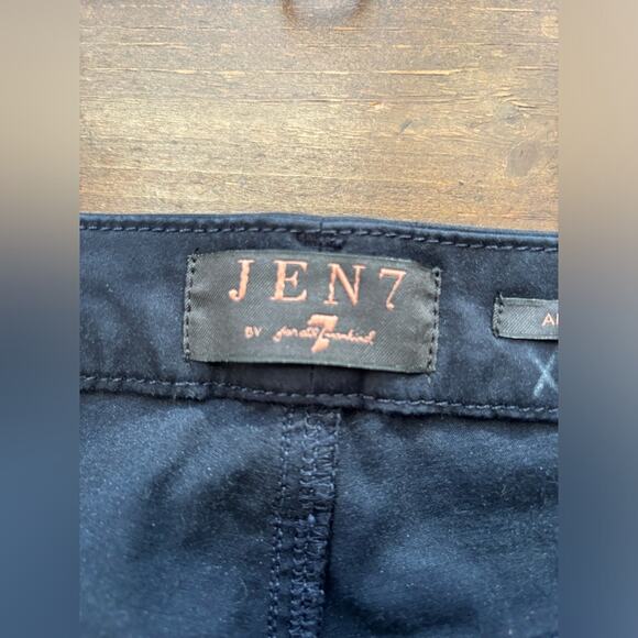 7 For All Mankind Jen 7 Black Ankle Skinny High Waisted Soft Stretch Jeans 22 - Picture 5 of 9
